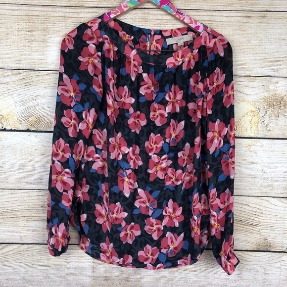 LOFT floral blouse size XS // 0127 - Picture 1 of 5